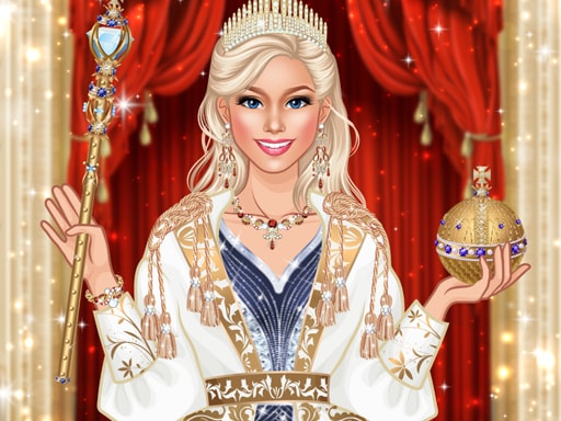 Queen Fashion Salon Royal Dress Up - Juego de vestir para niñas
