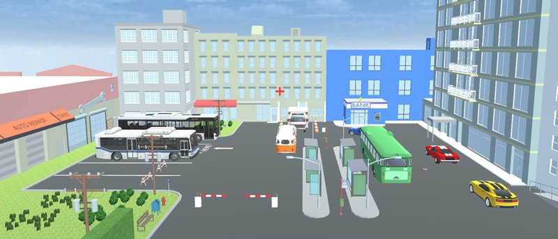 City Bus Parking Simulator Challenge 3D - Juego de Conducir y Estacionar en Ciudad