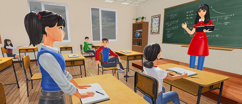School Teacher Simulator - Play School Day Game Online