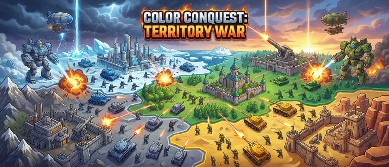 Color Conquest: Territory War - Ücretsiz Strateji Oyunu Oyna