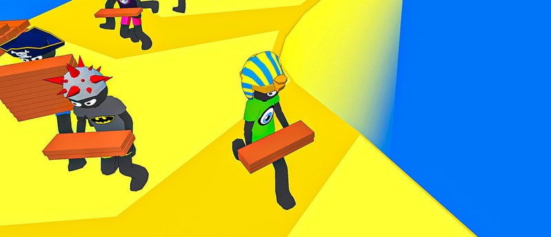 Stickman Planks Fall