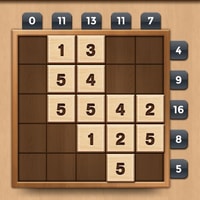TENX Wooden Number Puzzle Game - Play & Brain Teaser