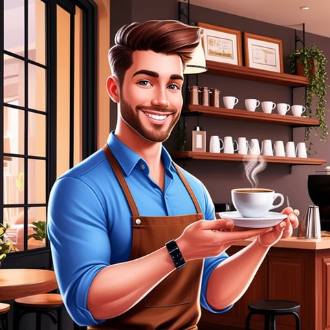 Cafe Owner Business Simulator - Ücretsiz İşletme ve Kafe Oyunu
