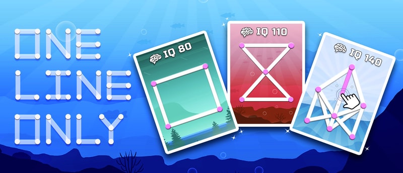 One Line Only Dot to Dot - Free Puzzle Drawing Game