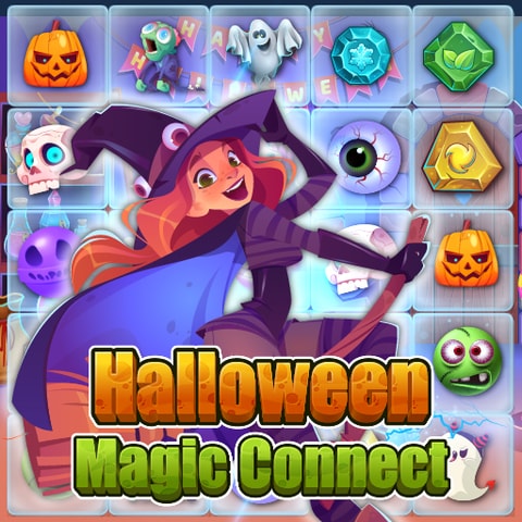 Halloween Magic Connect - Juego de Conexión y Mahjong Gratis