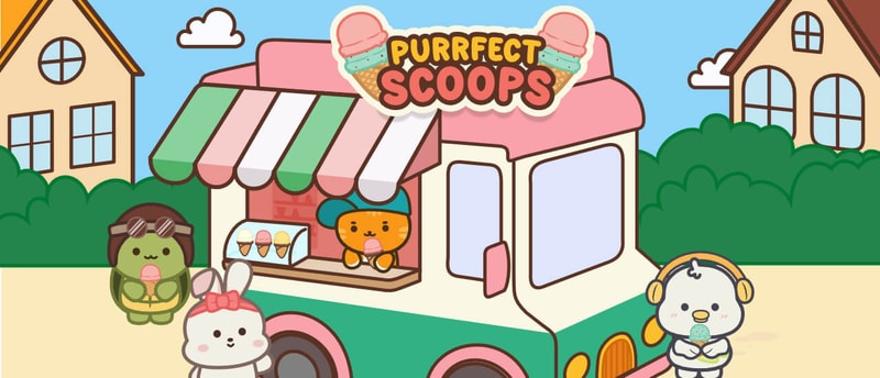Purrfect Scoops - Fun Ice Cream Shop Game to Play Online