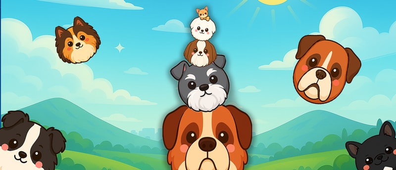 Dog Merge Mania - Fun Puzzle & Relaxing Dog Game