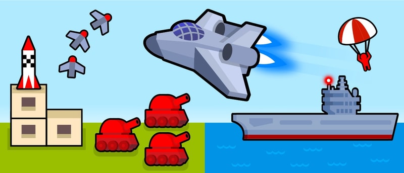 Air Strike 2D - Play Free Air Combat Shooter Game