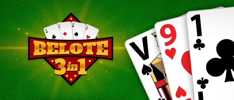 Belote 3in1 - Play Free Card Games Online with AI Opponents