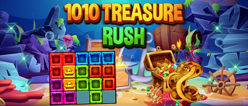 1010 Treasure Rush - Juego de Rompecabezas de Bloques Gratis
