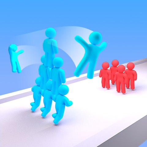 Crowd Stack Race 3D Ücretsiz Oyna - Çılgın Çubuk Adam Oyunu