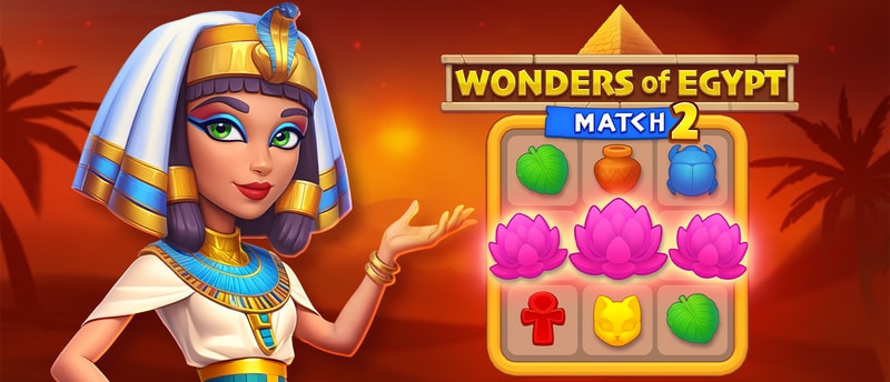 Wonders of Egypt Match 2 - Free Match-3 Puzzle Game