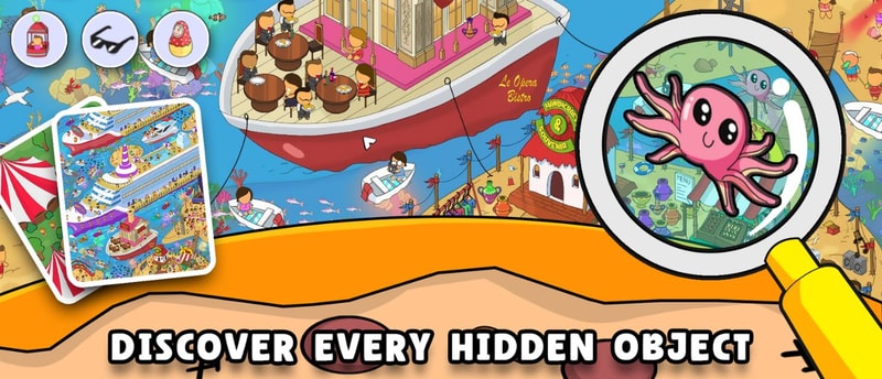 Seek & Find - Juego de objetos ocultos gratis para jugar en línea
