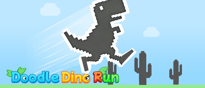 Doodle Dino Run - Fun Dinosaur Running Game for Free