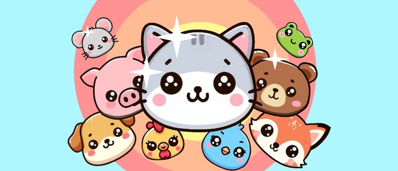 Suika Kawaii Cat Merge Game - Play Free Puzzle & Match-3 Game