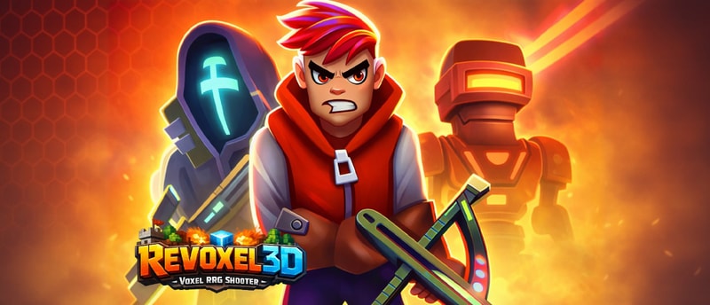 Revoxel 3D - Juego de disparos RPG en voxel gratuito