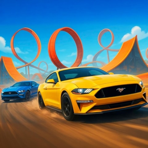 Epic Stunts PvP 3D - Free Online Racing & Driving Game