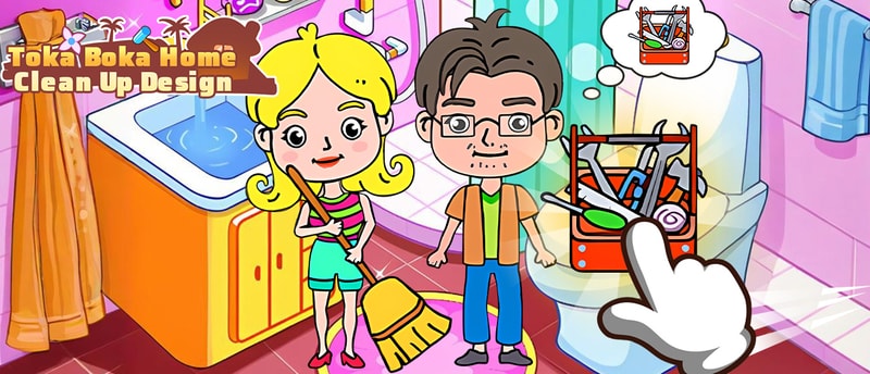Toka Boka Home Clean Up Design - Play Game & Home Renovation Simulator
