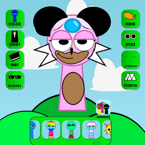 Sprunki Character Maker OC - Crea personajes únicos para jugar