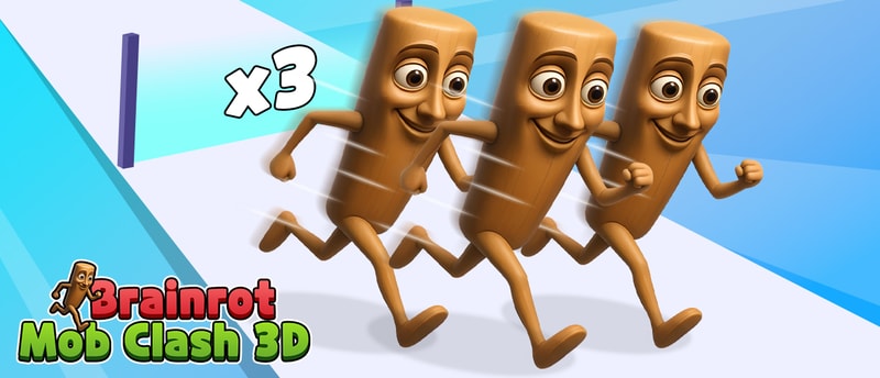 Brainrot Mob Clash 3D