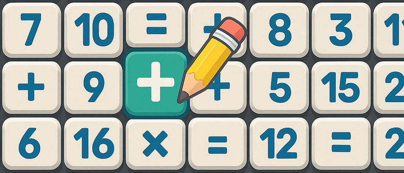 Math Crossword Puzzle - Juego de Matemáticas y Rompecabezas para Jugar Gratis