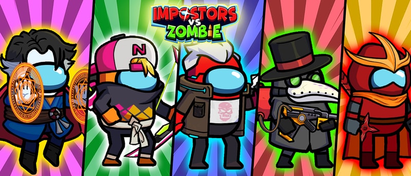 Impostors vs Zombies: Survival - Free Online Shooter Game
