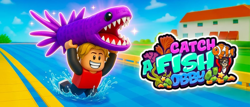 Catch a Fish Obby - Fun Online Fish-Themed Obby Game
