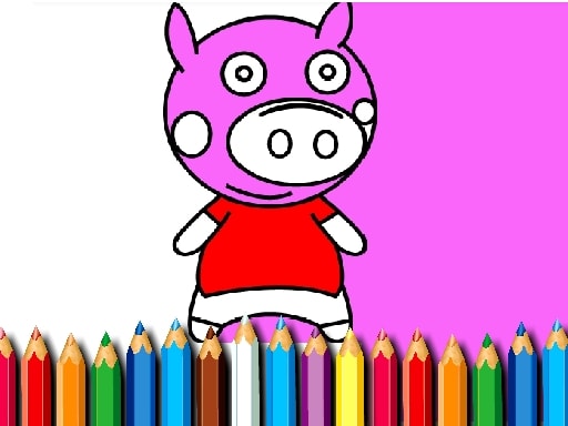 BTS Pig Coloring Book - Juego de Colorear para Niños y Adultos