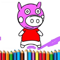 BTS Pig Coloring Book - Juego de Colorear para Niños y Adultos