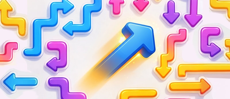 Arrow Slide Puzzle - Ücretsiz Zeka ve Bulmaca Oyunu