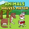 Animals Halves Match - Juego de rompecabezas en línea gratis