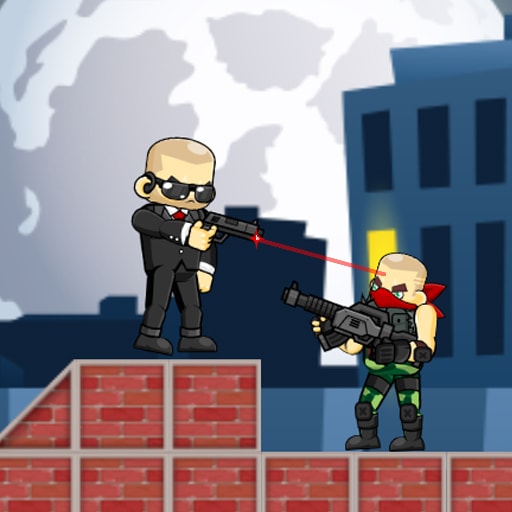 Mr Secret Agent - Fun 2D Puzzle Shooting Game to Play Online