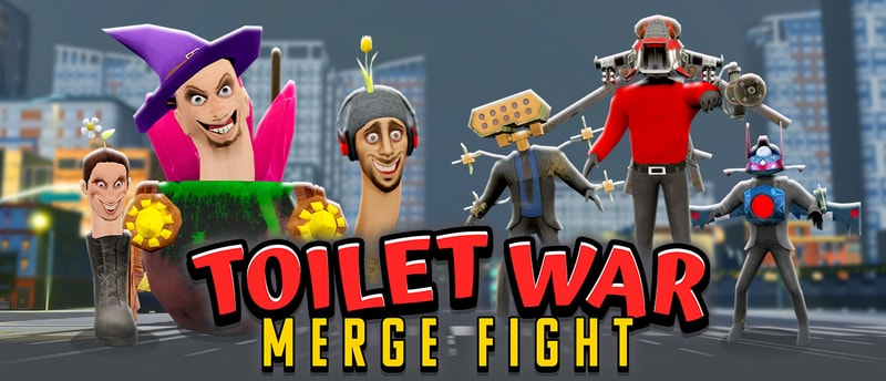 Toilet War: Merge Skibidi - Free Strategy Battle Game to Play