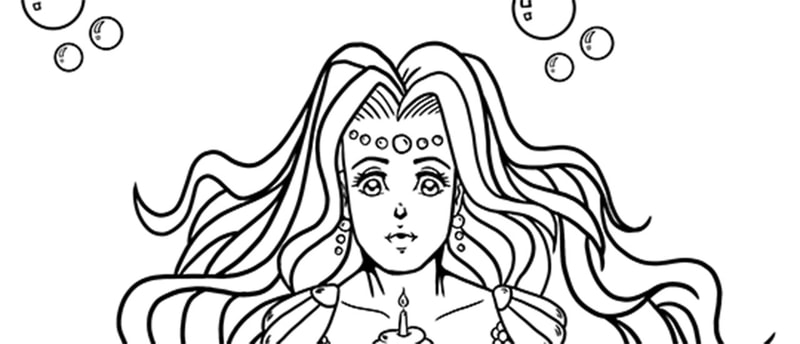 Kawaii Mermaids Boyama Oyunu - Ücretsiz Oyna