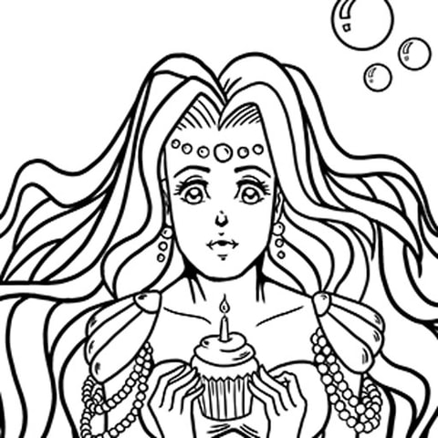 Kawaii Mermaids Coloring Book Game - Play & Paint Free