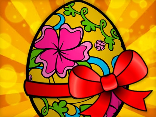 Handmade Easter Eggs Coloring Book - Free Play Game for Kids