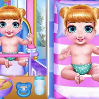 Princess New Born Twins Baby Care - Play Game for Kids