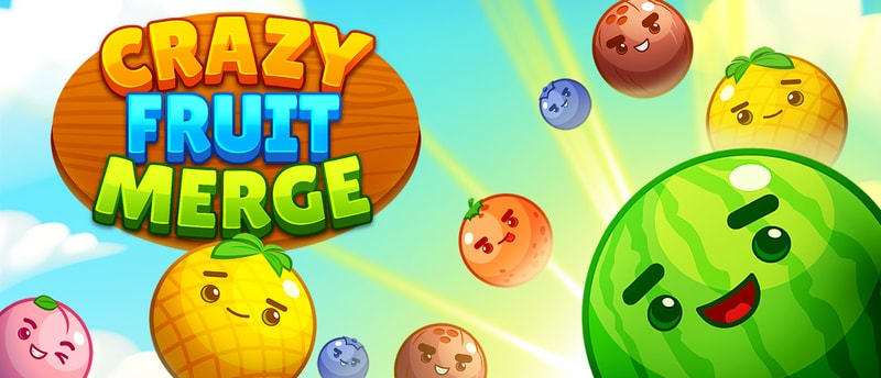 Crazy Fruit Merge - Fun Puzzle & Merge Game to Play Online