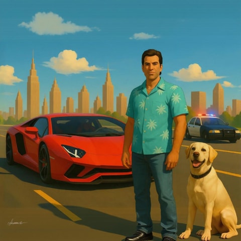 Aventador Vice Crime City Oyna - Yarış ve Sürüş Oyunu