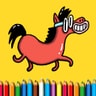 BTS Pony Coloring Book - Fun Art & Coloring Game for Kids