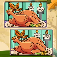 Thanksgiving Spot The Differences - Free Online Puzzle Game