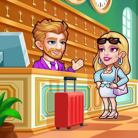 Hotel Fever Tycoon - Ücretsiz Otel ve Mutfak Oyunu Oyna