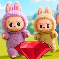 Labubu and Treasures: Fun Match-3 Puzzle Game