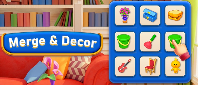 Merge & Decor - Home Makeover & House Renovation Game
