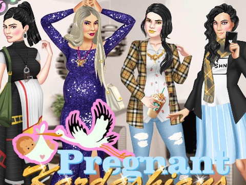 Hamile Kardashians Oyna - Ücretsiz Giydirme Oyunu