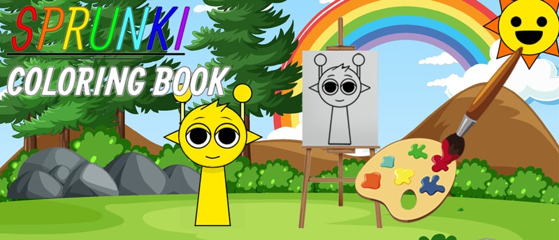 Sprunki Coloring Book - Fun Coloring Game for Kids and Adults