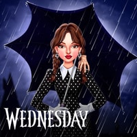 Celebrity Wednesday Addams Style Dress-Up Game | Play Now