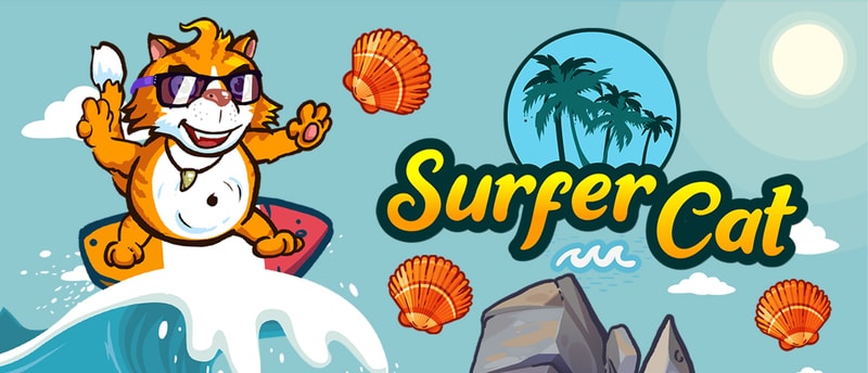 Surfer Cat - Fun Surfing Game for Free | Play Online