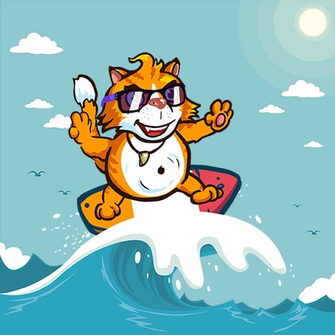 Surfer Cat Oyna - Ücretsiz Surf ve Macera Oyunu