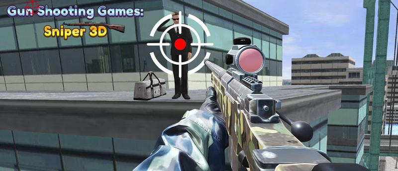 Gun Shooting Games Sniper 3D - Ücretsiz Nişancı Oyunu Oyna